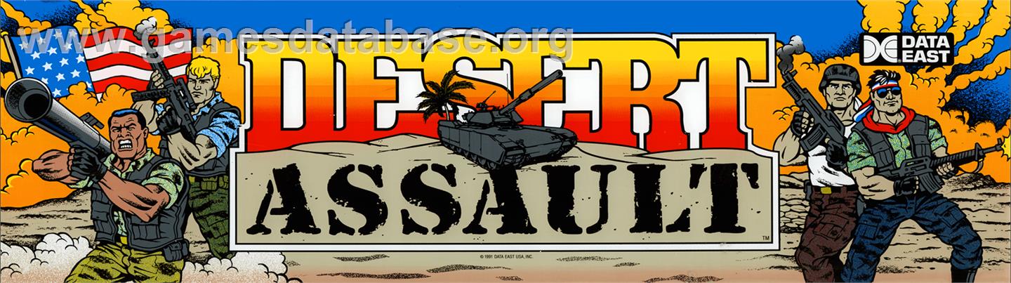 Desert Assault - Arcade - Artwork - Marquee