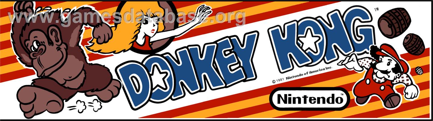 Donkey Kong - Arcade - Artwork - Marquee