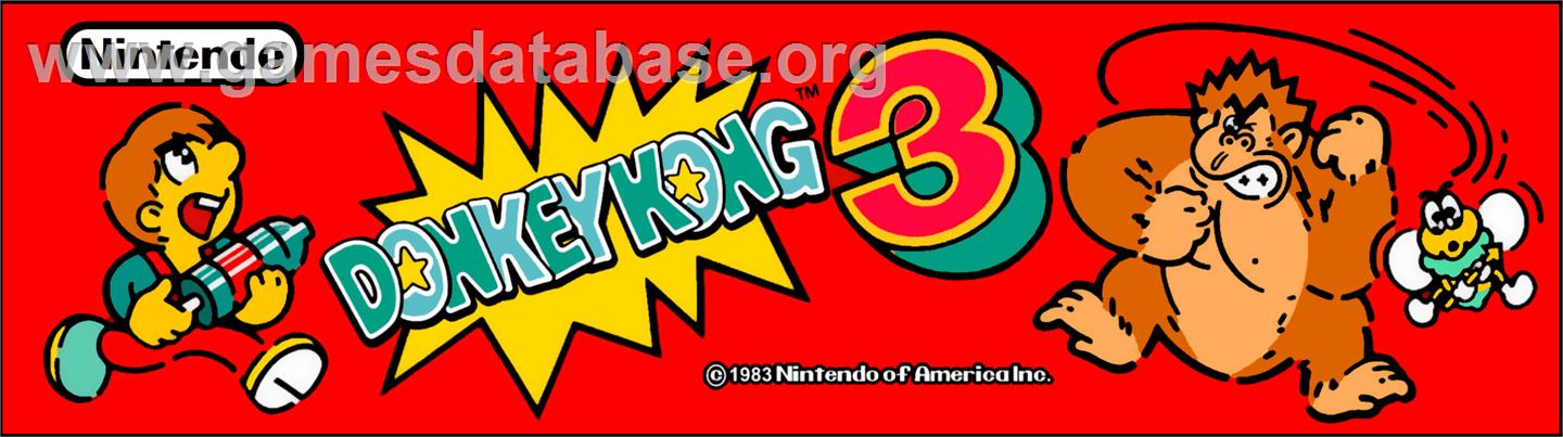 Donkey Kong 3 - Arcade - Artwork - Marquee