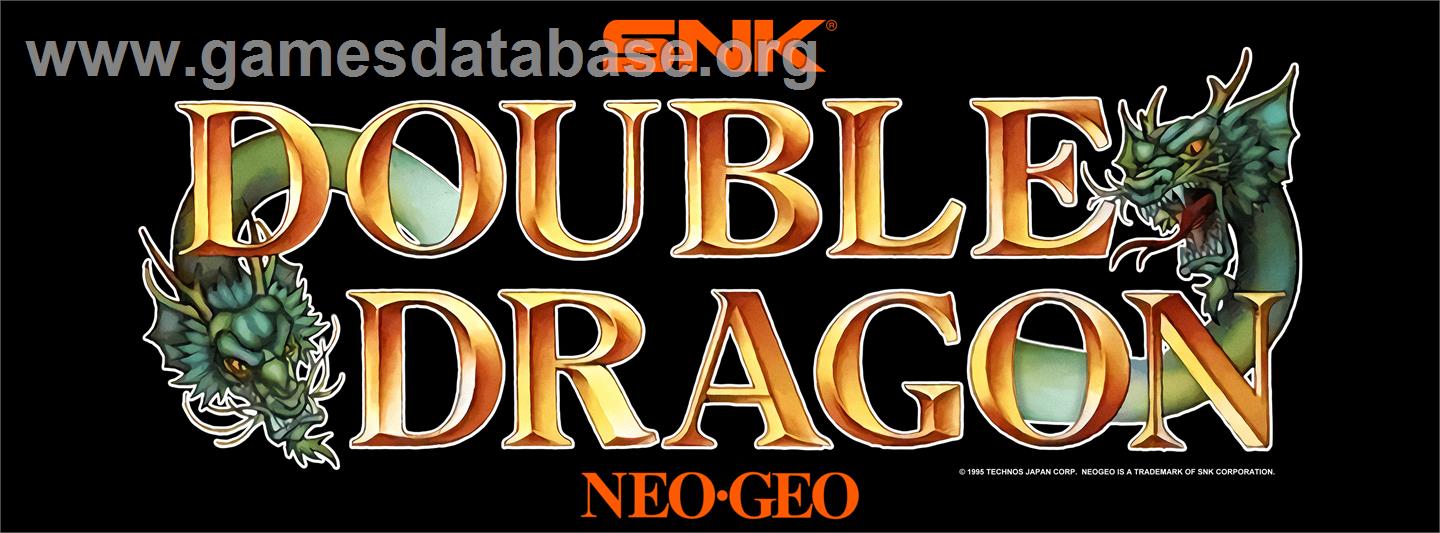Double Dragon - Arcade - Artwork - Marquee