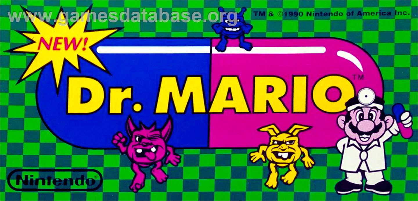 Dr. Mario - Arcade - Artwork - Marquee
