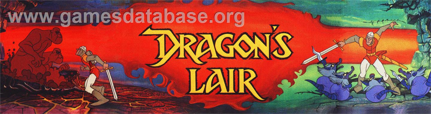 Dragon's Lair - Arcade - Artwork - Marquee