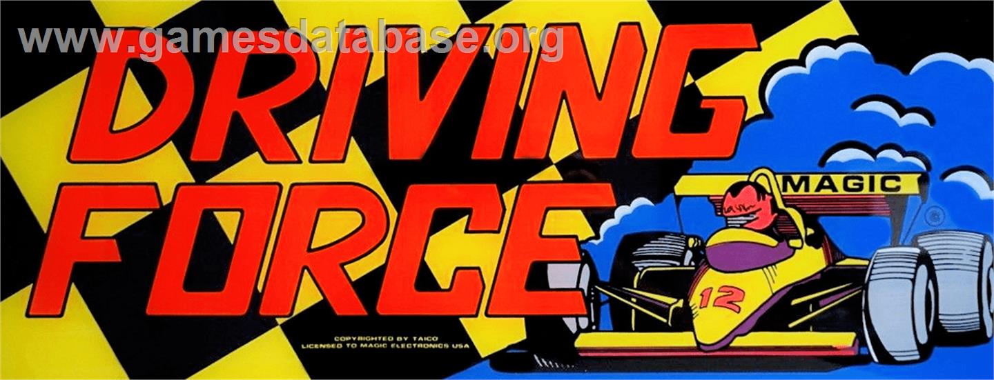 Driving Force - Arcade - Artwork - Marquee