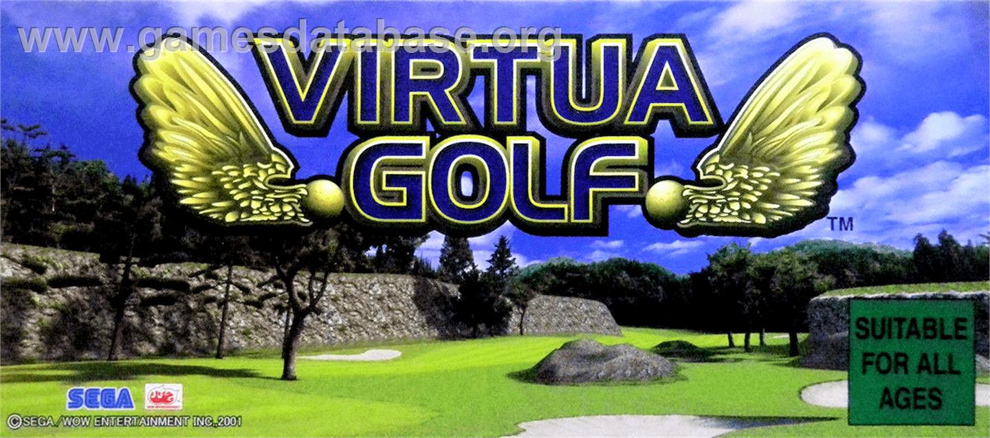 Dynamic Golf / Virtua Golf - Arcade - Artwork - Marquee