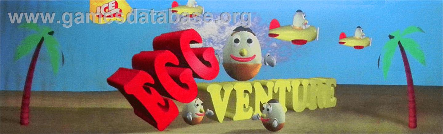 Egg Venture - Arcade - Artwork - Marquee