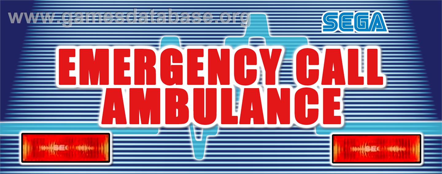 Emergency Call Ambulance - Arcade - Artwork - Marquee