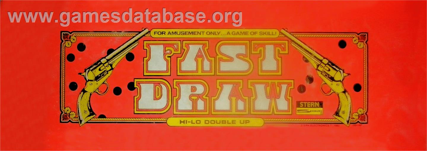 Fast Draw - Arcade - Artwork - Marquee