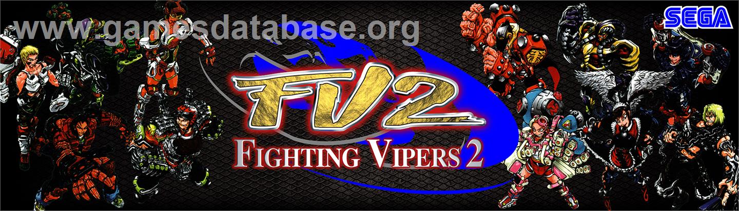Fighting Vipers 2 - Arcade - Artwork - Marquee