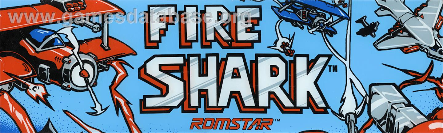 Fire Shark - Arcade - Artwork - Marquee