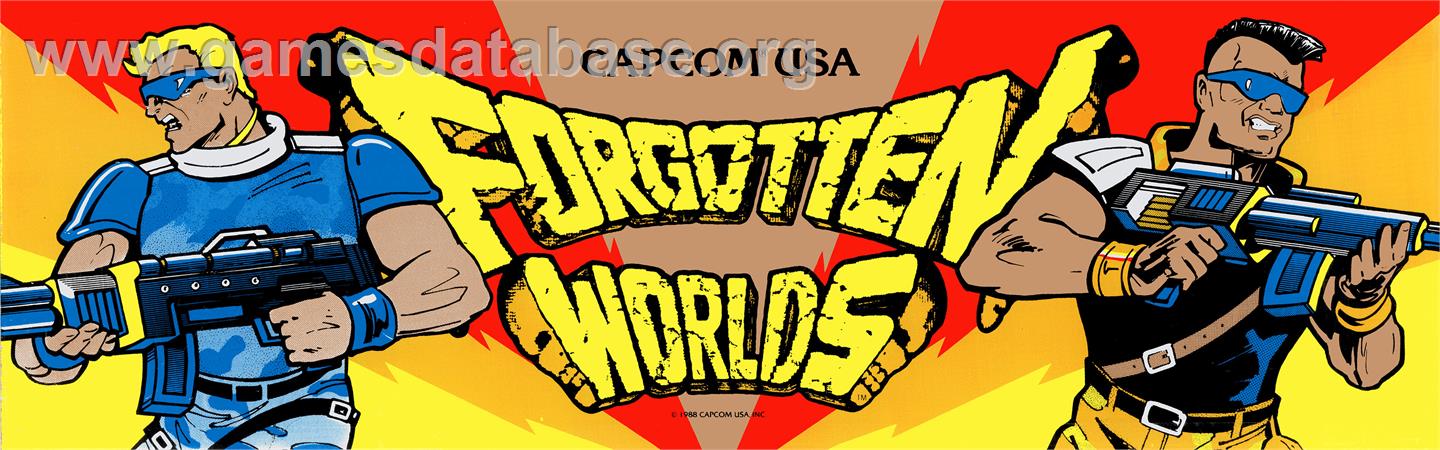 Forgotten Worlds - Arcade - Artwork - Marquee