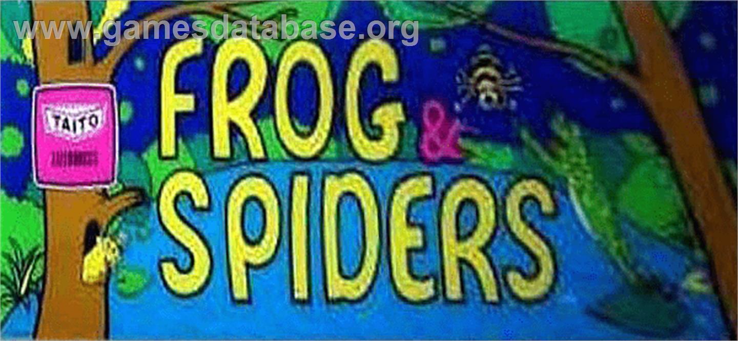 Frog & Spiders - Arcade - Artwork - Marquee