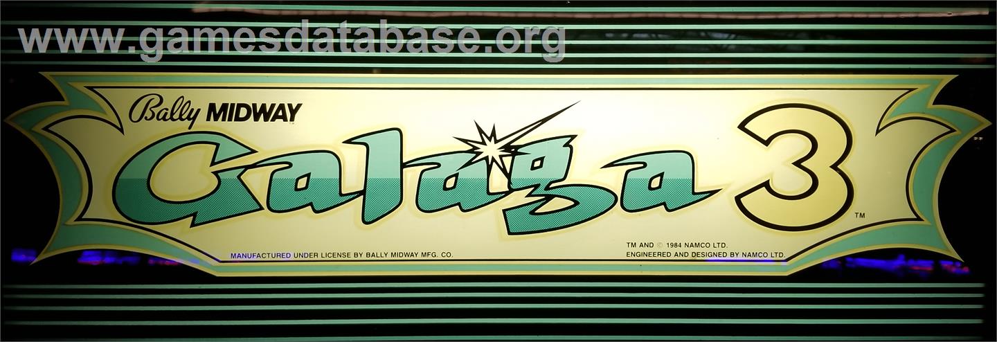 Galaga 3 - Arcade - Artwork - Marquee
