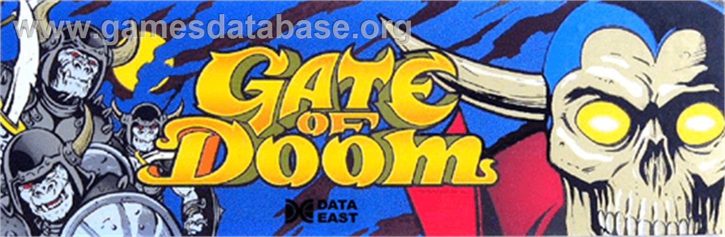 Gate of Doom - Arcade - Artwork - Marquee