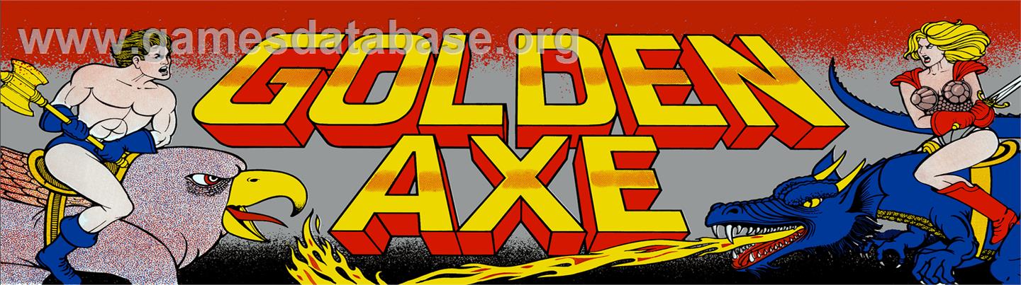 Golden Axe - Arcade - Artwork - Marquee