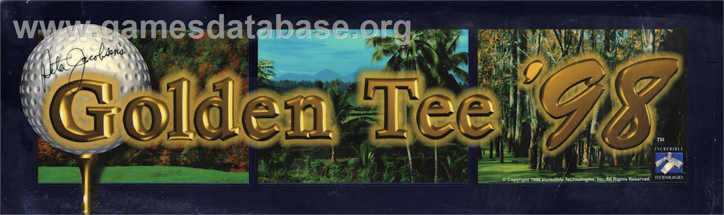 Golden Tee '98 - Arcade - Artwork - Marquee