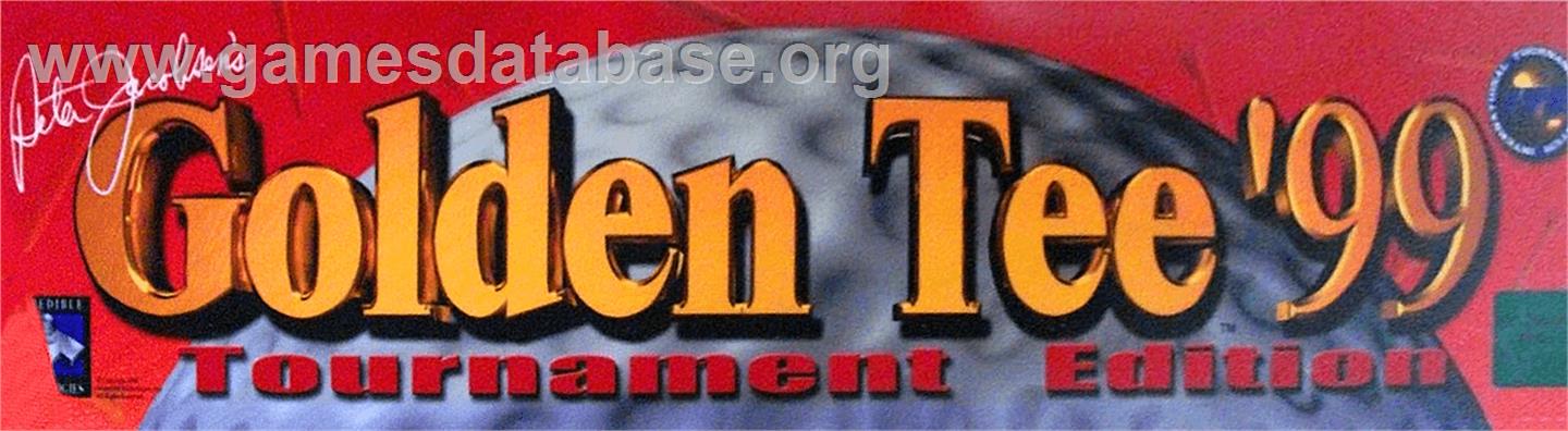 Golden Tee '99 Tournament - Arcade - Artwork - Marquee