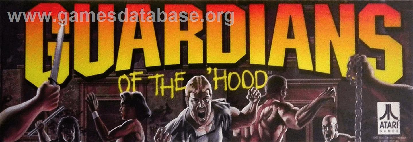 Guardians of the 'Hood - Arcade - Artwork - Marquee