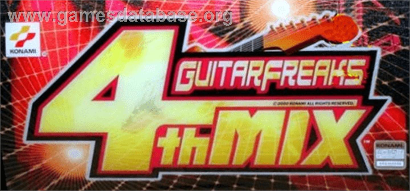 Guitar Freaks 4th Mix - Arcade - Artwork - Marquee