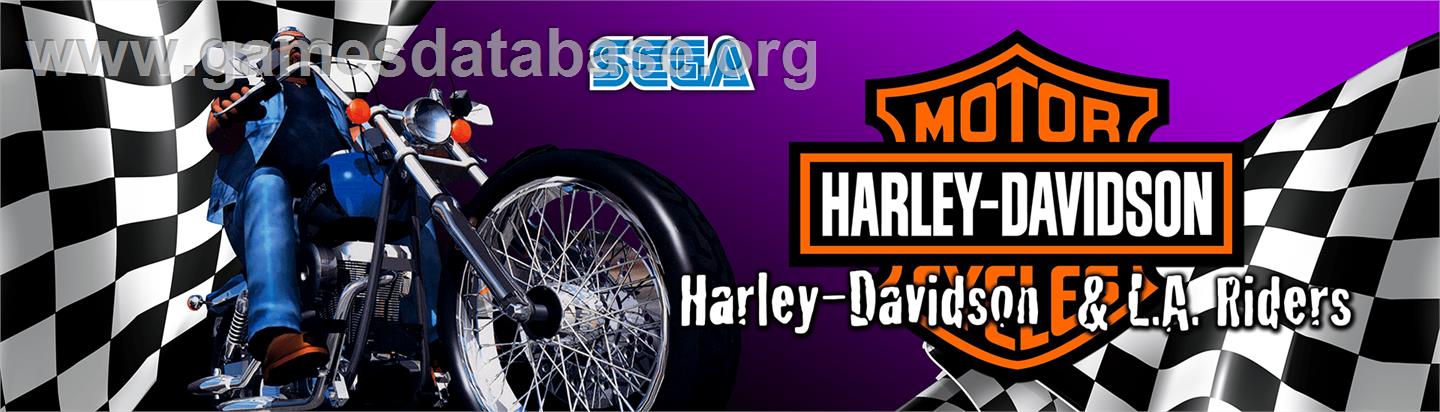 Harley-Davidson and L.A. Riders - Arcade - Artwork - Marquee