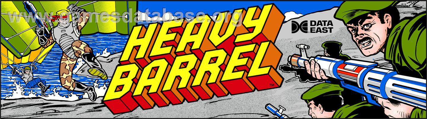 Heavy Barrel - Arcade - Artwork - Marquee