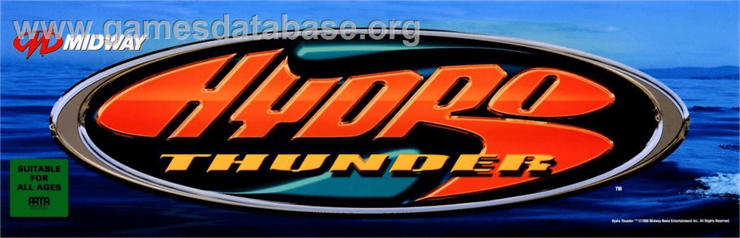 Hydro Thunder - Arcade - Artwork - Marquee
