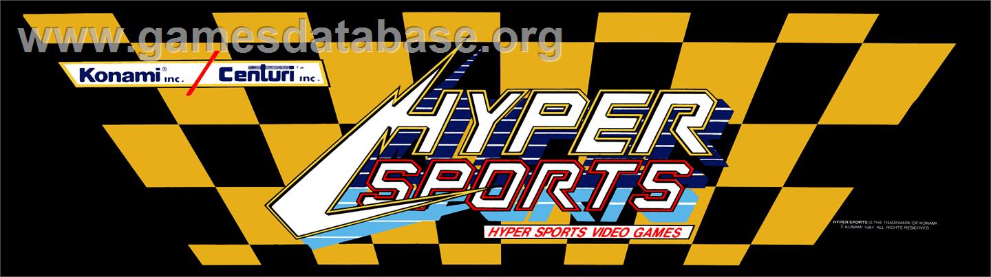 Hyper Sports - Arcade - Artwork - Marquee
