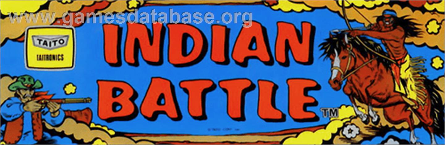 Indian Battle - Arcade - Artwork - Marquee