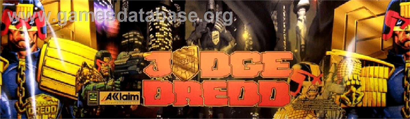 Judge Dredd - Arcade - Artwork - Marquee