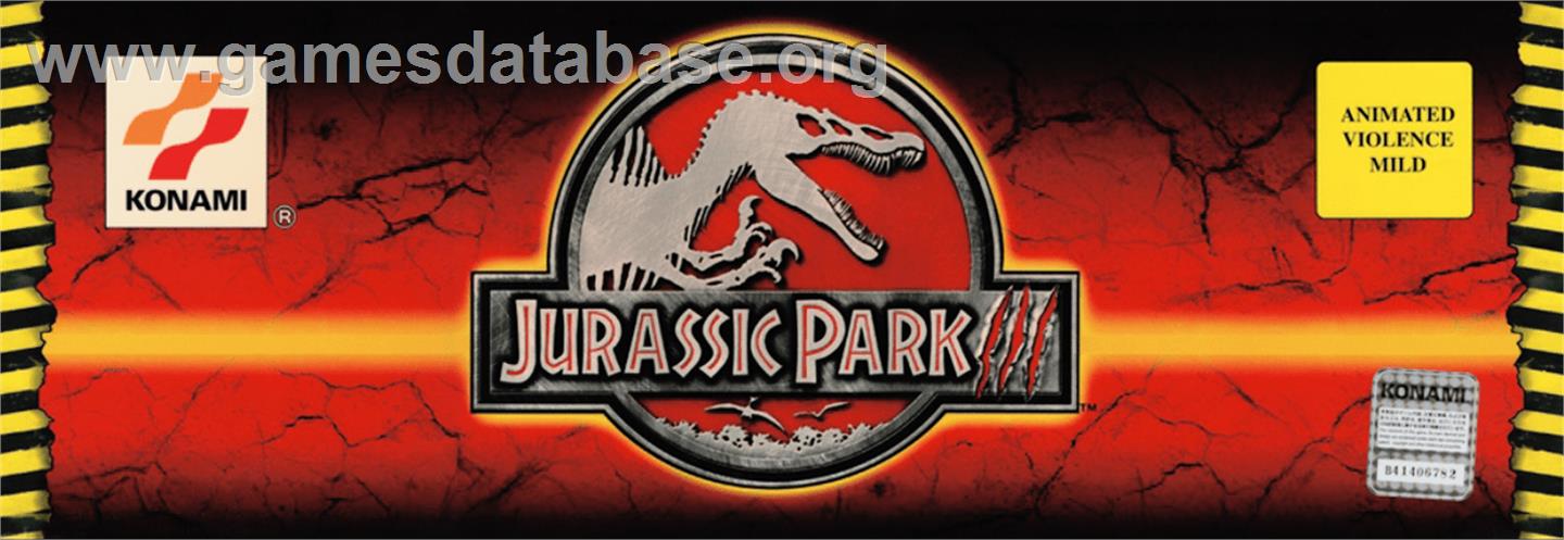 Jurassic Park 3 - Arcade - Artwork - Marquee
