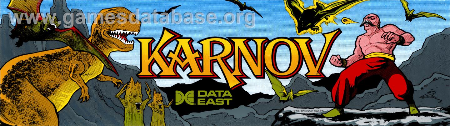 Karnov - Arcade - Artwork - Marquee