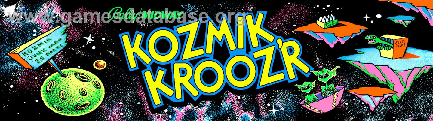 Kozmik Kroozr - Arcade - Artwork - Marquee