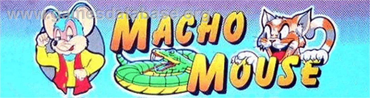 Macho Mouse - Arcade - Artwork - Marquee