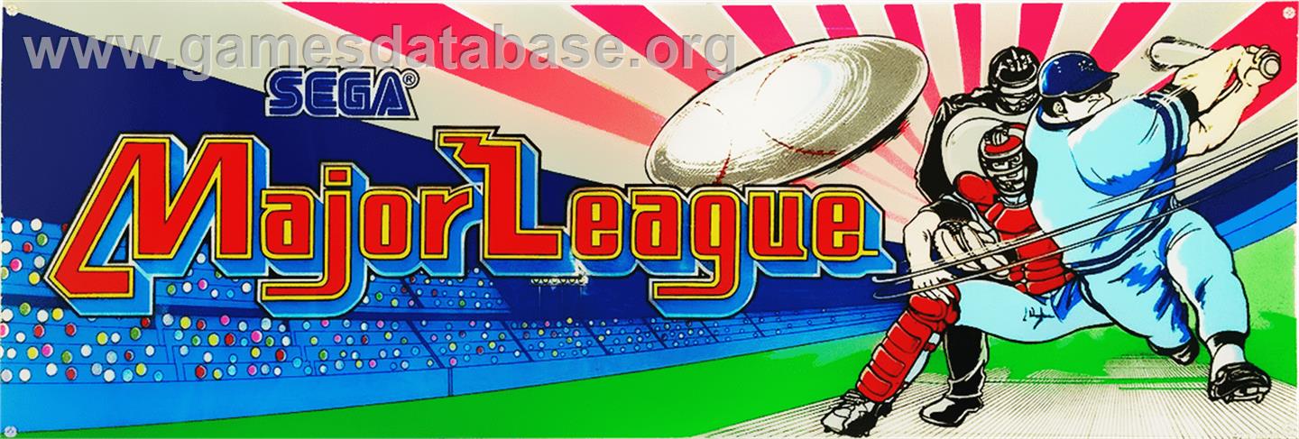 Major League - Arcade - Artwork - Marquee