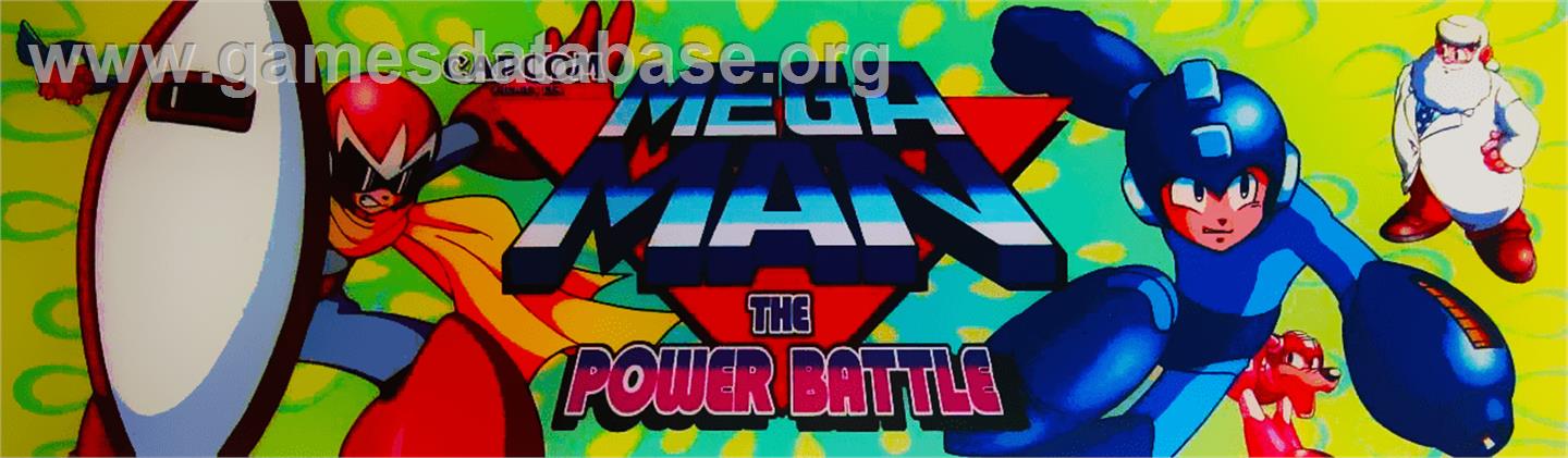 Mega Man: The Power Battle - Arcade - Artwork - Marquee