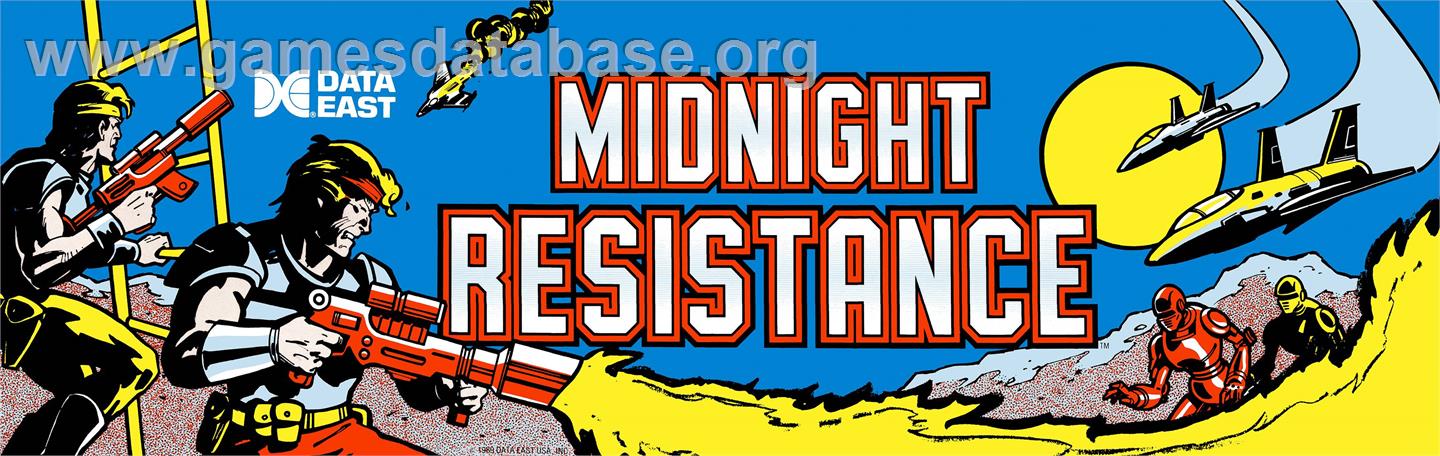 Midnight Resistance - Arcade - Artwork - Marquee