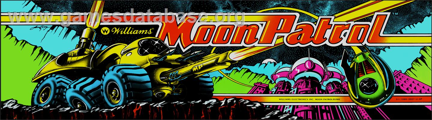 Moon Patrol - Arcade - Artwork - Marquee