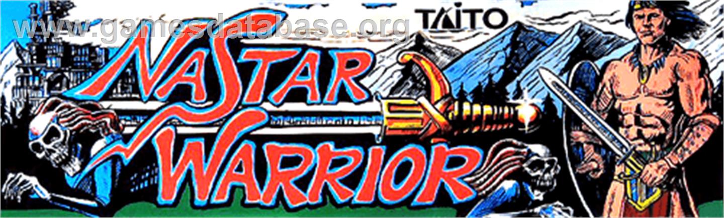 Nastar Warrior - Arcade - Artwork - Marquee