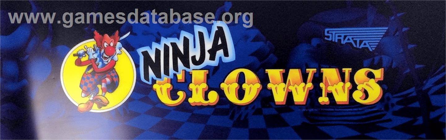 Ninja Clowns - Arcade - Artwork - Marquee