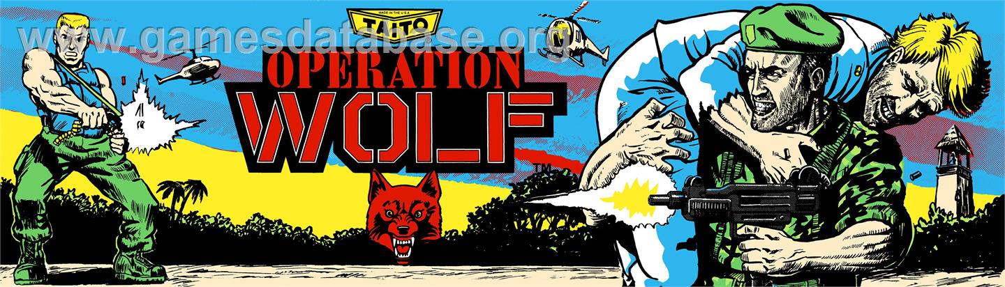Operation Wolf - Arcade - Artwork - Marquee