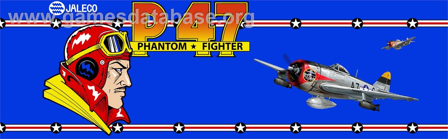 P-47 - The Phantom Fighter - Arcade - Artwork - Marquee