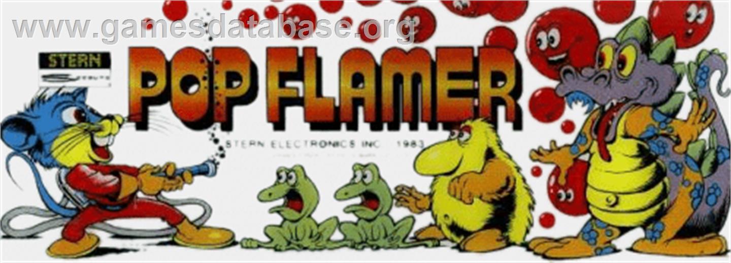 Pop Flamer - Arcade - Artwork - Marquee