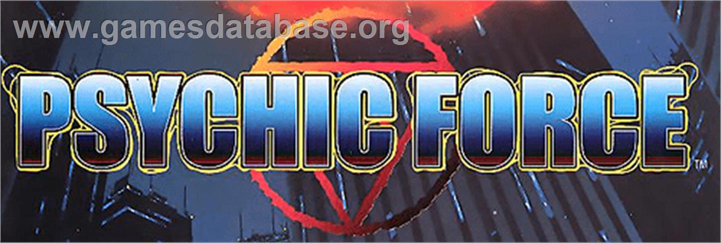 Psychic Force - Arcade - Artwork - Marquee