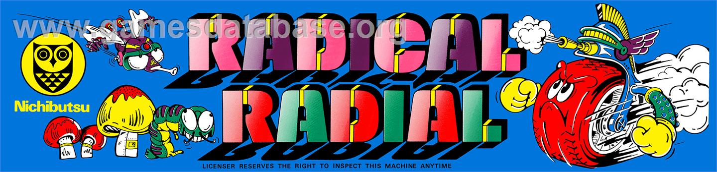 Radical Radial - Arcade - Artwork - Marquee