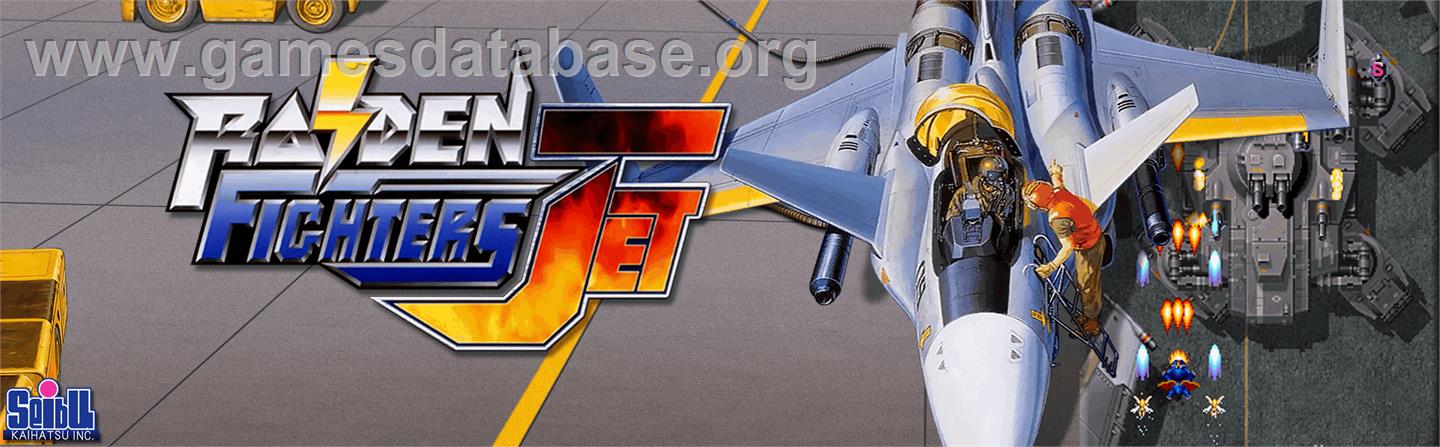 Raiden Fighters Jet - Arcade - Artwork - Marquee