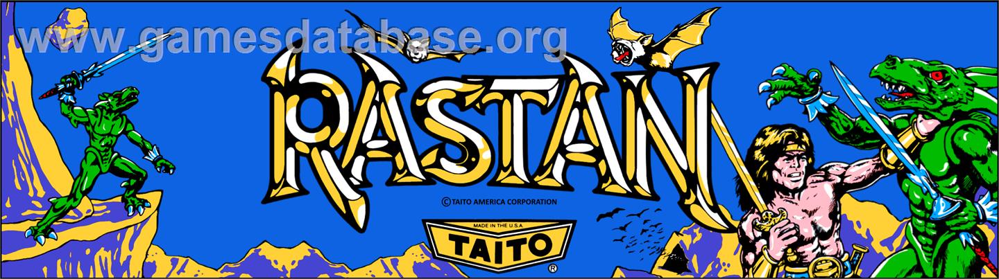 Rastan Saga - Arcade - Artwork - Marquee