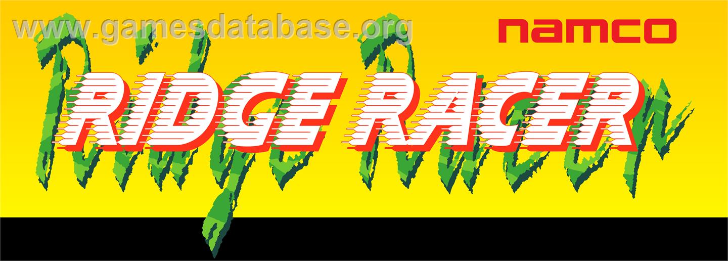 Ridge Racer - Arcade - Artwork - Marquee