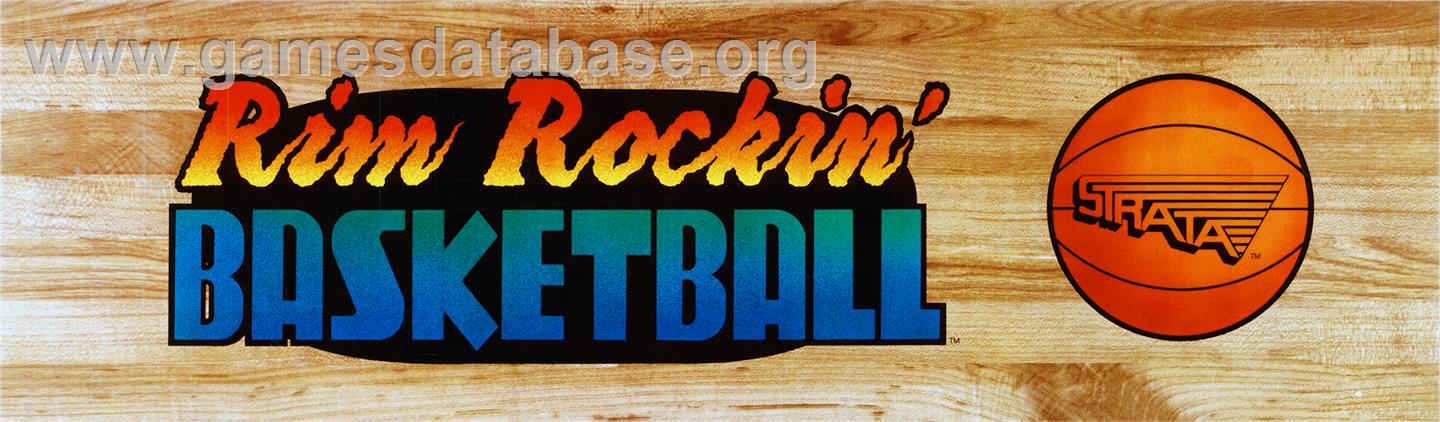 Rim Rockin' Basketball - Arcade - Artwork - Marquee