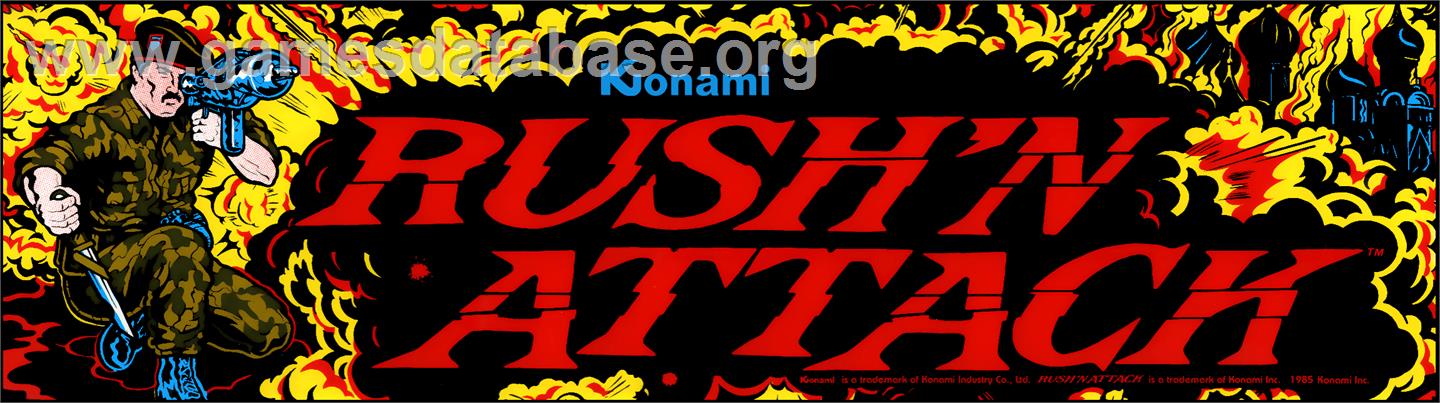 Rush'n Attack - Arcade - Artwork - Marquee