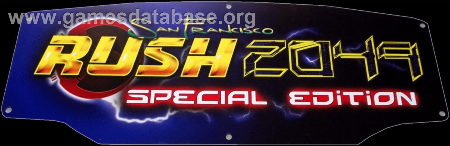 San Francisco Rush 2049: Special Edition - Arcade - Artwork - Marquee