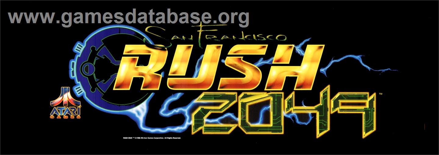 San Francisco Rush 2049: Tournament Edition - Arcade - Artwork - Marquee